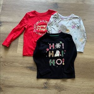 3 Long Sleeve Christmas shirts